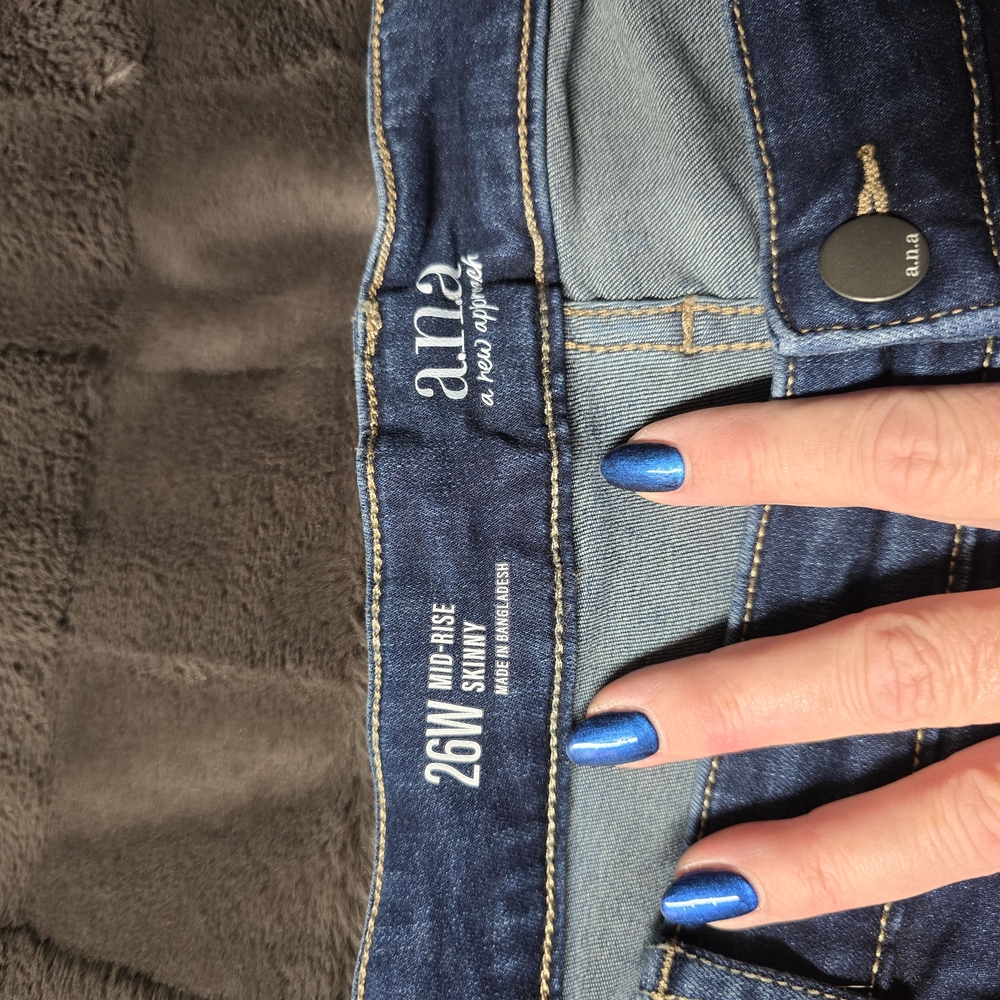 a.n.a High Rise Blue Jeans Classic Denim 26W